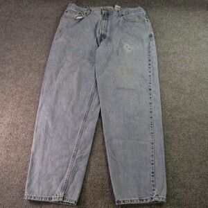 Levis 560 Jeans Mens 38x32 Light Wash Comfort Fit Baggy Tapered Denim Mexico